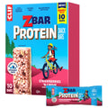 Zbar Protein Strawberries 'N Creme Crispy Snack Bars, Gluten Free Protein Bars